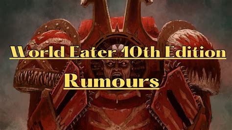 warhammer 40k rumors.